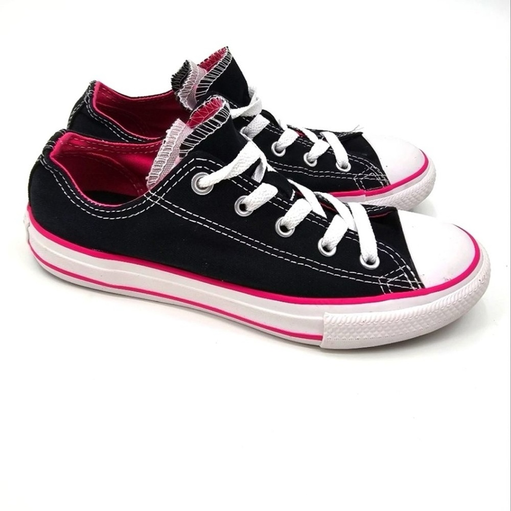 Converse Chuck Taylor All Star Black Sneakers Slip On Girls Size 12